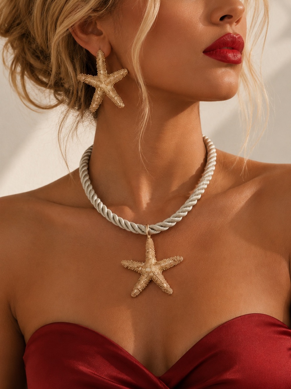 Pre-order! Starfish Necklace & Earring Set! 35